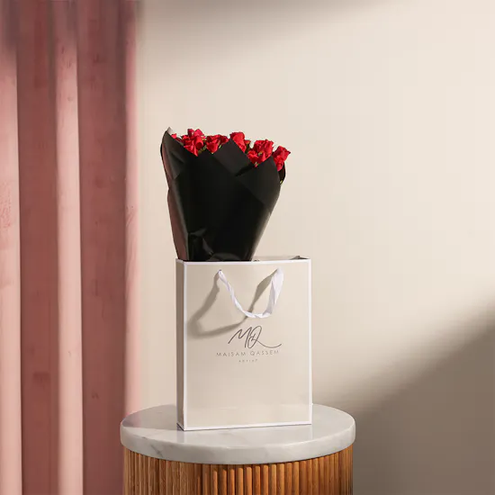 Maisam Qassem The Scorpio Art Piece | Passion Flowers Bouquet