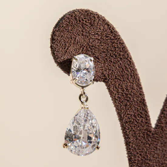 Hrh Sovereign Drops Gold Plated Women's Earrings