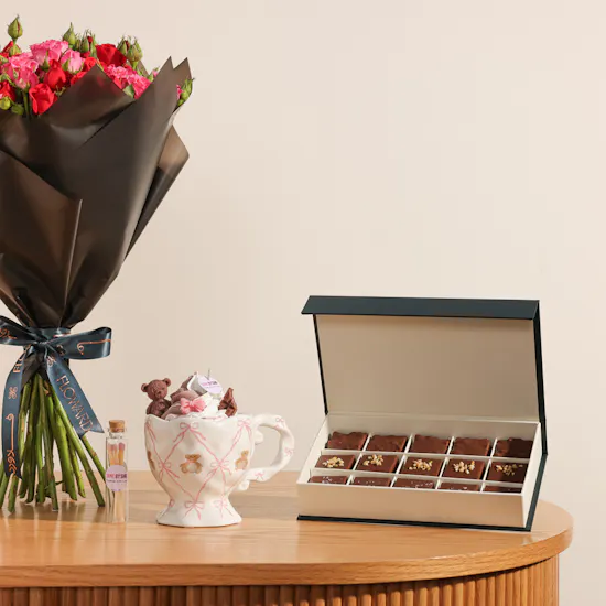 Floward Small Chocolates Box | Done By SHK Candle and Flowers