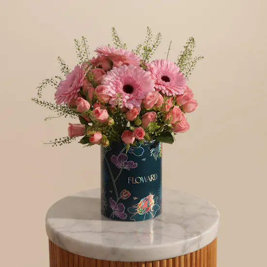 Pink Delight Flower Box