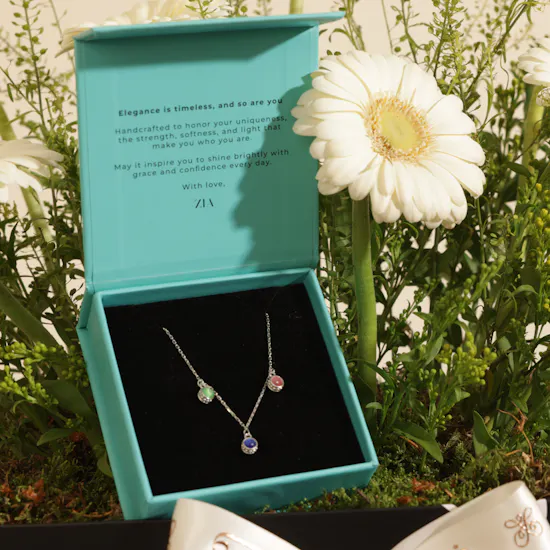 Zia Summer Balls Charm Silver Necklace | Dreamy Flowers