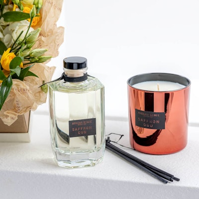 Atelier Rebul Saffron Oud Home Fragrance Set | Elegant Bloom