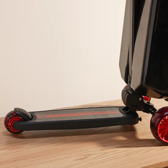 Ferrari Luggage Foldable Scooter with Adjustable Height | Black