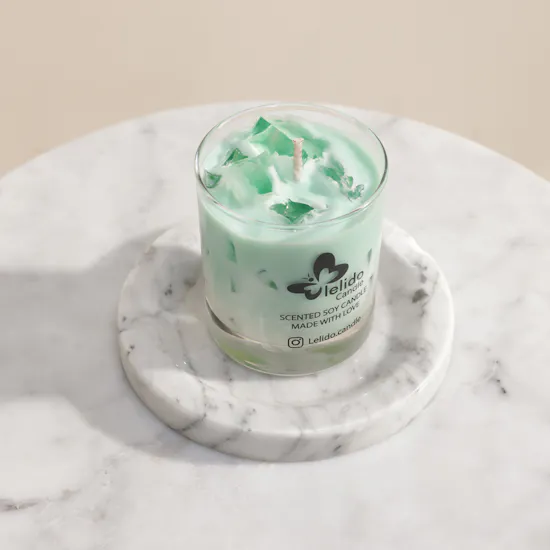 شمعة معطرة برائحة أيس ماتشا لاتية من ليليدو