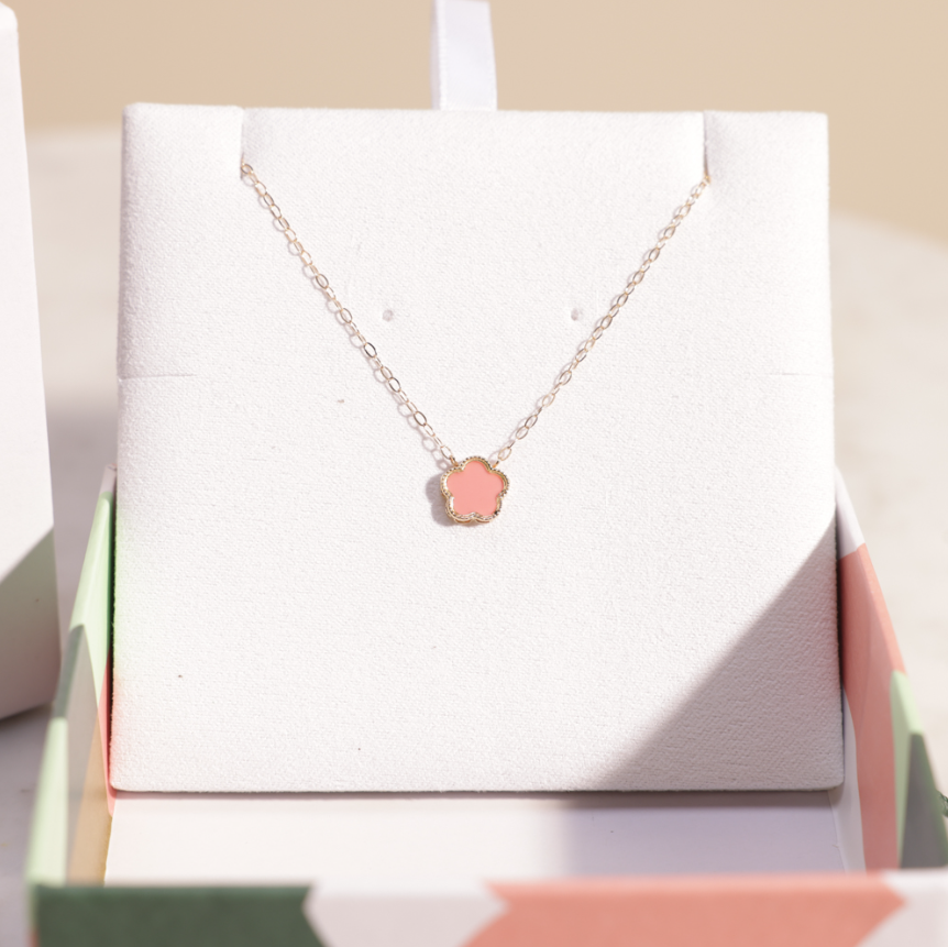 قلادة الزهرة و الأحجار الملونة للأطفال من مس ال من لازوردي