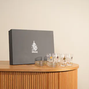 Dimlaj Hayat Glass Tea Cups Set