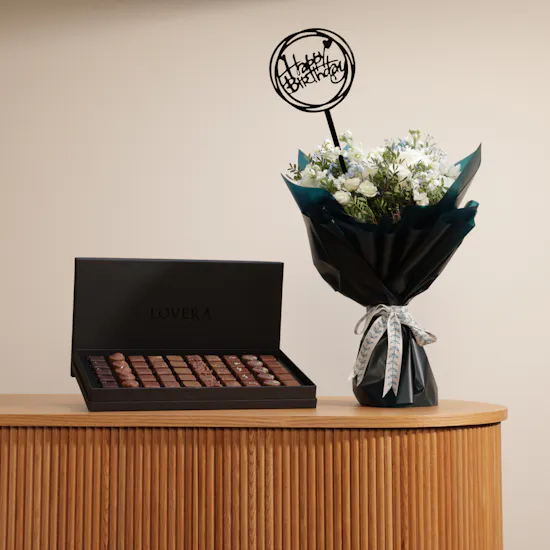 Lovera Taraf Chocolate Box | White Blooms