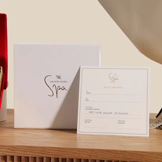 Waldorf Astoria Spa Deep Tissue Massage Gift Voucher | Godiva Chocolate Box and Flower Bouquet