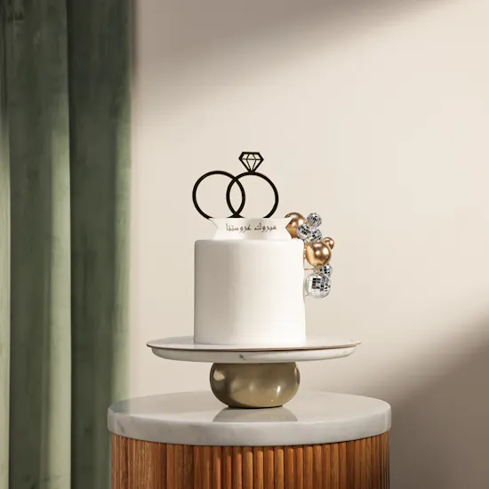 December Cake Balls Decoration Bride Cake