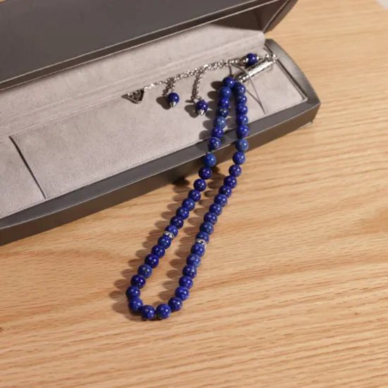 Zayan Lapis Lazuli Rosary with Silver