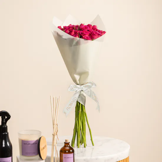 Splendour Lavender Home Fragrance Set | Blissful Flowers Bouquet