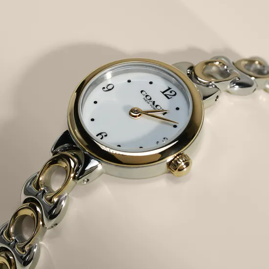 Coach Ladies Two-tone Iris Watch