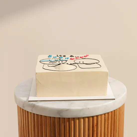 Floward Gender Reveal Cake