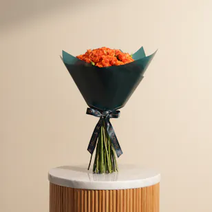 Tangerine Dream Baby Rose Bouquet Tangerine Dream Baby Rose Bouquet
