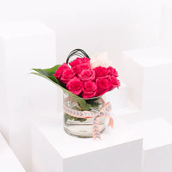 ILY Roses Vase