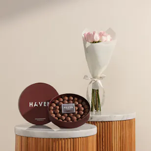 Haven Chocolate Rêve Truffles Round Box | Stunning Flowers