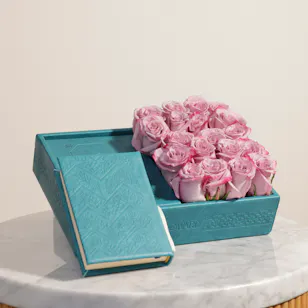 Floward Blue Holy Quran | Purple Roses