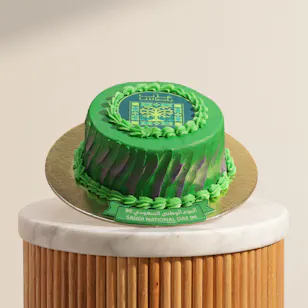 Floward Green Saudi National Day 96 Cake