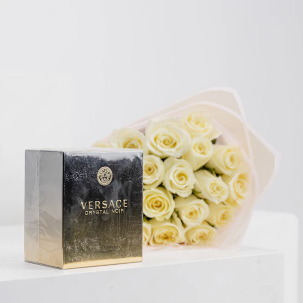 Versace Crystal Noir EDP | White Roses