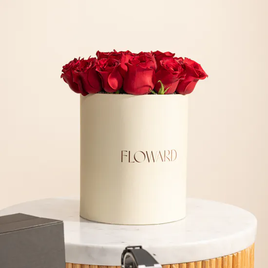 Tissot PRX Black Men's Watch | Charming Red Roses Box