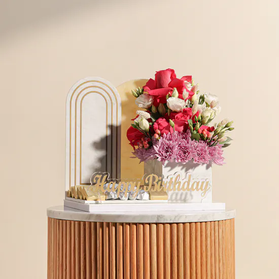 Floward Birthday Chocolate Tray