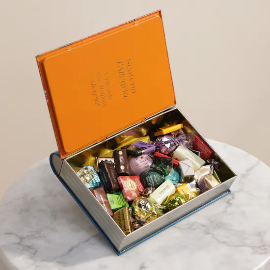Venchi Murrine Maxi Assorted Chocolates Orange Book Box