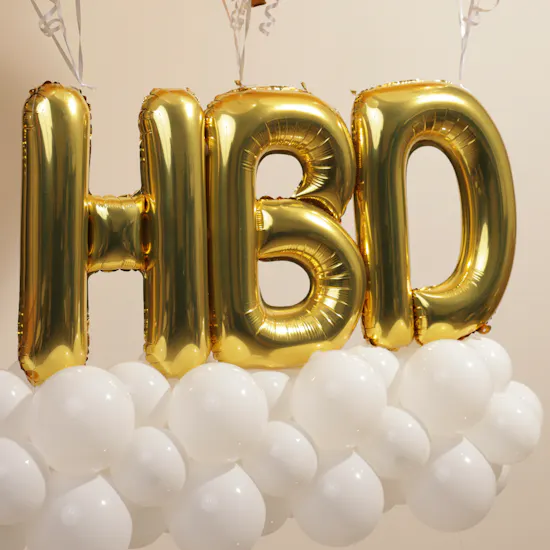 Balloonizer HBD Letters Balloons Set