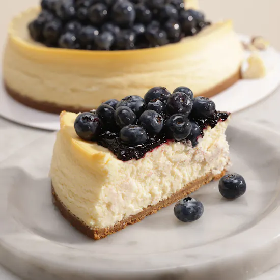 SugarMoo Blueberry Binge Cheesecake