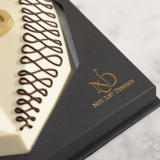 NJD Graduation Breakable Black Heart Chocolate