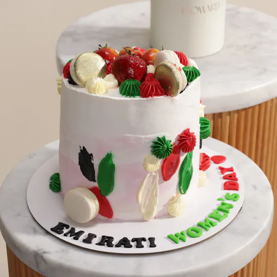 Mister Baker Emirati Women's Day Cake | Inspiring Rose Box