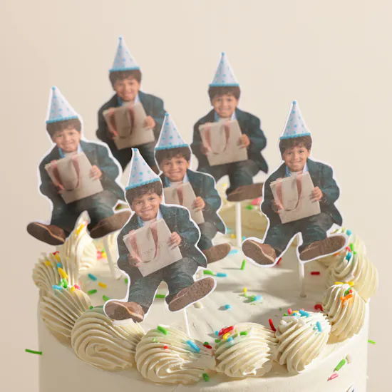 Floward Personalized Happy Birthday Sprinkles Photo Cake