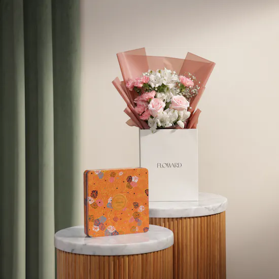 Venchi Murrine Maxi Assorted Chocolates Orange Tin Box | Sweet Moment's Flowers