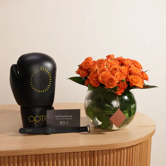 Optimo Membership for 12 months & Original Gloves | Flowers
