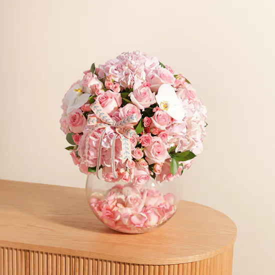 Pink Beauty Floral Vase