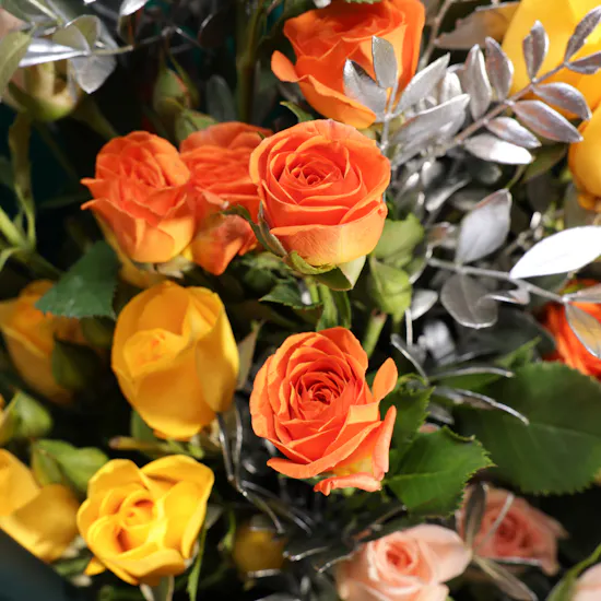Colorful Baby Roses Bouquet