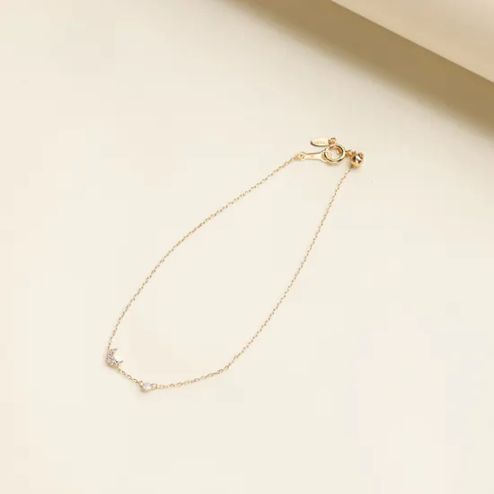 Persée Selene Moon Pave Bracelet