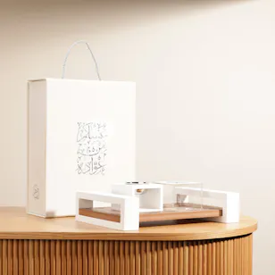 Almabakhir Bakhoor Burner Luxury  Set | Roses 