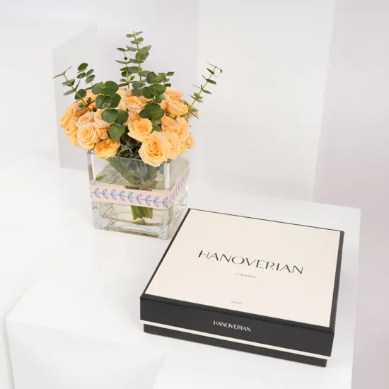Hanoverian Caramel Chocolate Box | Joyful Roses