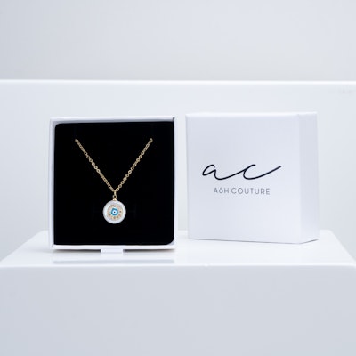 Ash Necklace Gold Plated | Flowers
