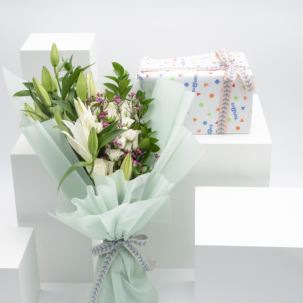 تويز آر أص - الديناصور المتحرّك من وين فن | زهور بيضاء