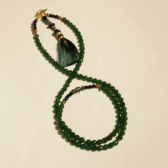 Tasneem Eshki Amen Green Rosary