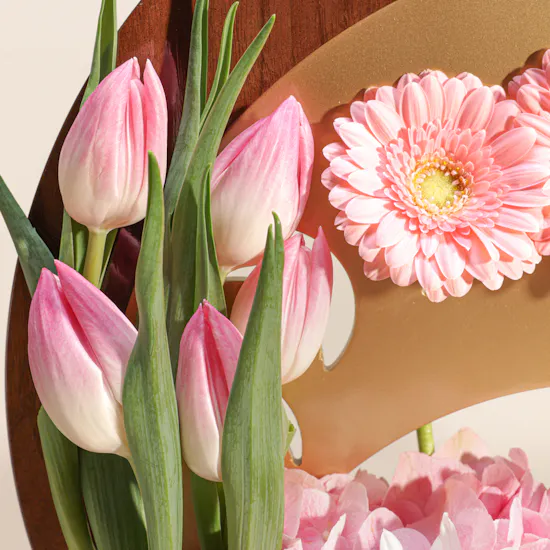 Elegant Touch Flowers Tray