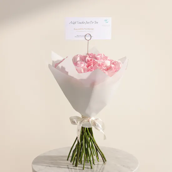 Sparadise Massage Voucher | Beautiful Flower Bouquet