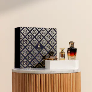Alghawaly Perfumes Wooden Gift Box