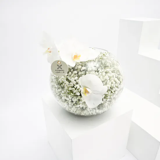 Pure White Floral Vase