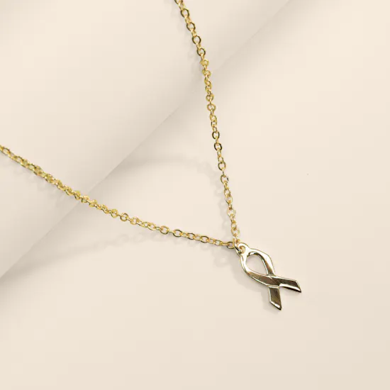 Hrh Cancer Survivor Gold Plated Necklace