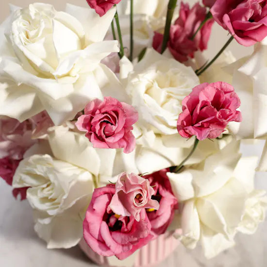 Blush Beauty Flowers Vase