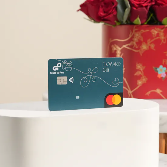 Floward 100 USD Card | Scarlet Charm Flowers