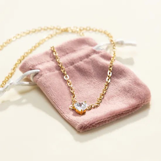 Hrh Gold Plated Heart Necklace