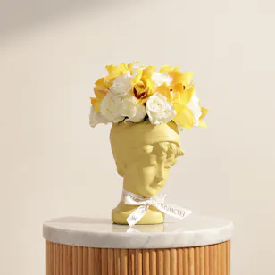 Golden Muse Flower Vase